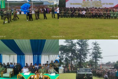 Pasar Murah Di Gelar Pada Penutupan Program TMMD Ke 127 Dilapangsn Wonosari Kecamatan Gondang Wetan