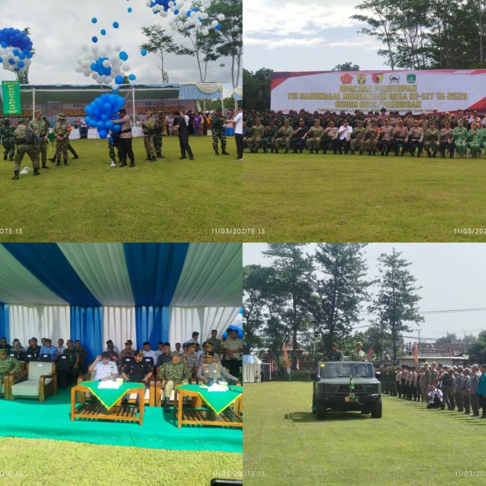 Pasar Murah Di Gelar Pada Penutupan Program TMMD Ke 127 Dilapangsn Wonosari Kecamatan Gondang Wetan