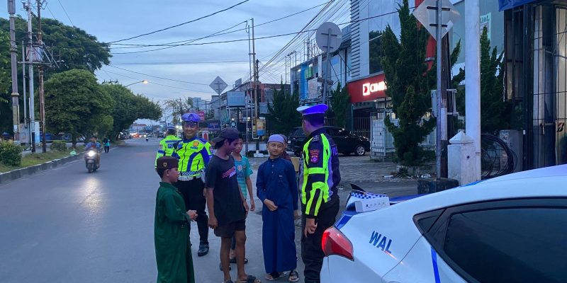 Antisipasi Balapan Liar dan Kejahatan Jalanan, Satlantas Polresta Palangka Raya Gelar Patroli Dini Hari