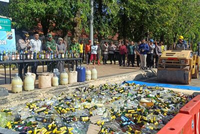 Amankan Ramadan 2026, Polres Batang Sita 30 Kg Bahan Petasan dan 13 Ribu Miras