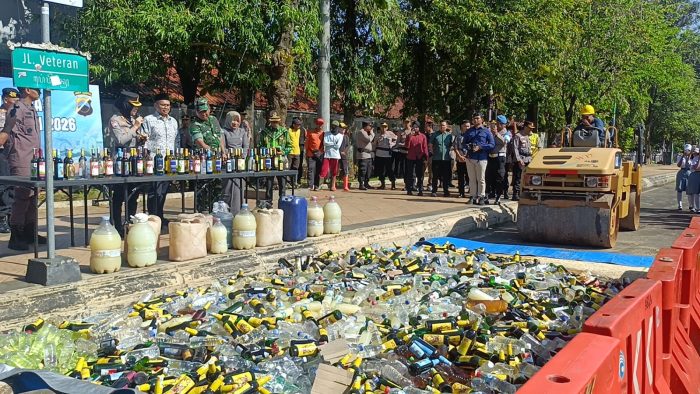 Amankan Ramadan 2026, Polres Batang Sita 30 Kg Bahan Petasan dan 13 Ribu Miras