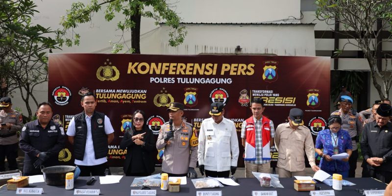 Polres Tulungagung Ungkap Kasus Penyuntikan LPG 3 Kg Dua Tersangka Diamankan