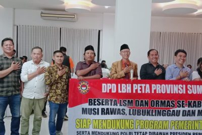 LBH PETA Sumsel Perkuat Sinergi LSM, Ormas dan Pers, Dukung Polri Dibawah Naungan Presiden