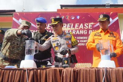 Satresnarkoba Polres Pasuruan Sita Ratusan Gram Sabu Dalam Ops Pekat Semeru 2026