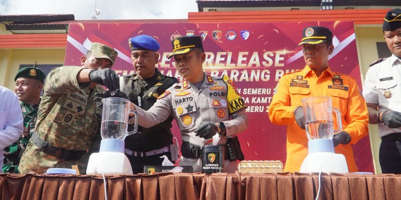 Satresnarkoba Polres Pasuruan Sita Ratusan Gram Sabu Dalam Ops Pekat Semeru 2026