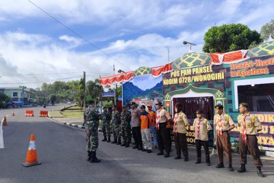 Kodim Wonogiri Dirikan Pos Pengamanan Arus Mudik Lebaran Dijalur Selatan