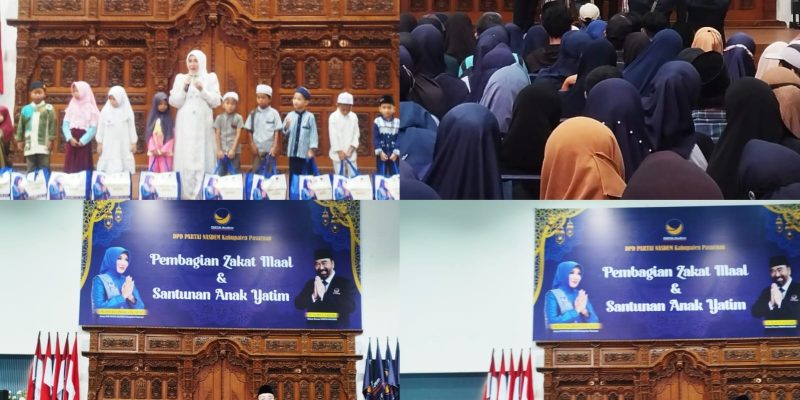 Menjelang Idul Fitri,  Ketua DPD Partai Nasdem Kabupaten Pasuruan Tingkatkan Penyaluran Zakat Maal