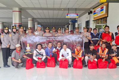 HUT Setukpa, Siswa SIP Angkatan 55 Polda Kalteng Berbagi Sembako