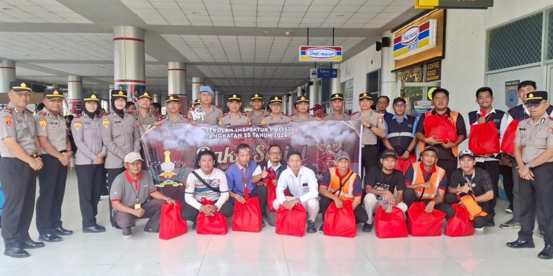 HUT Setukpa, Siswa SIP Angkatan 55 Polda Kalteng Berbagi Sembako