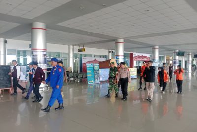 Jaga Keamanan dan Ketertiban, Polresta Palangka Raya Operasikan Pos Pelayanan di Bandara Tjilik Riwut