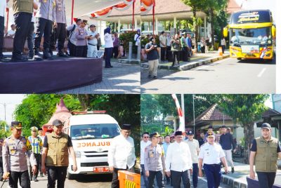 Pemkab Pasuruan Berangkatkan 7 Bus Peserta Mudik Gratis