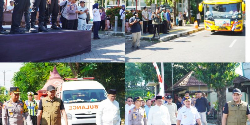 Pemkab Pasuruan Berangkatkan 7 Bus Peserta Mudik Gratis