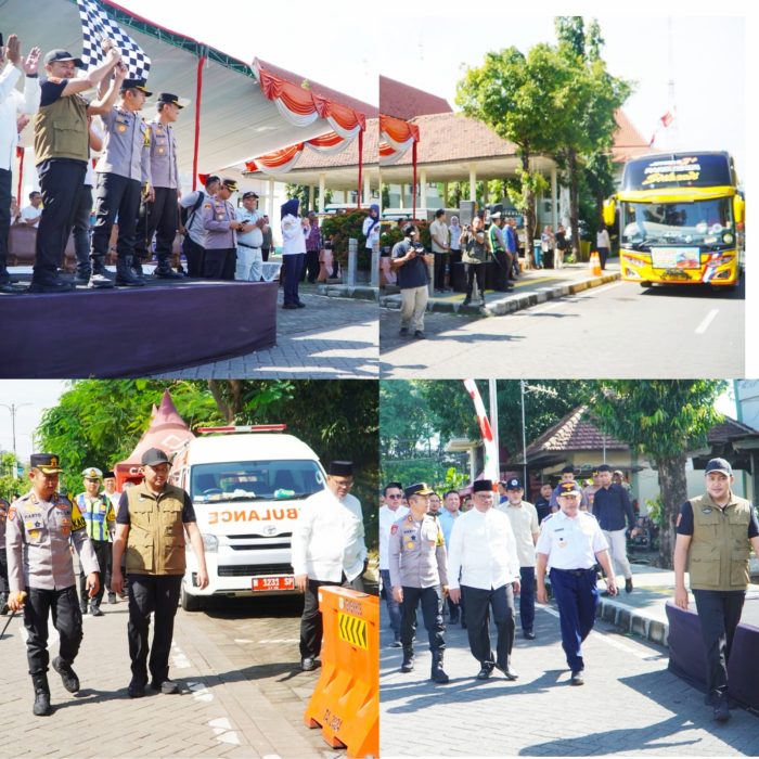Pemkab Pasuruan Berangkatkan 7 Bus Peserta Mudik Gratis