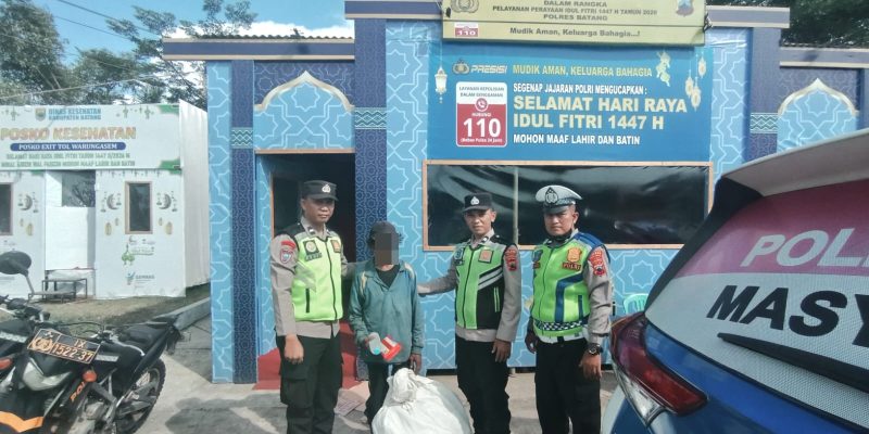 Respon Cepat Laporan 110, Petugas Pos Yan Rest Area 338A Amankan ODGJ di Jalur Tol