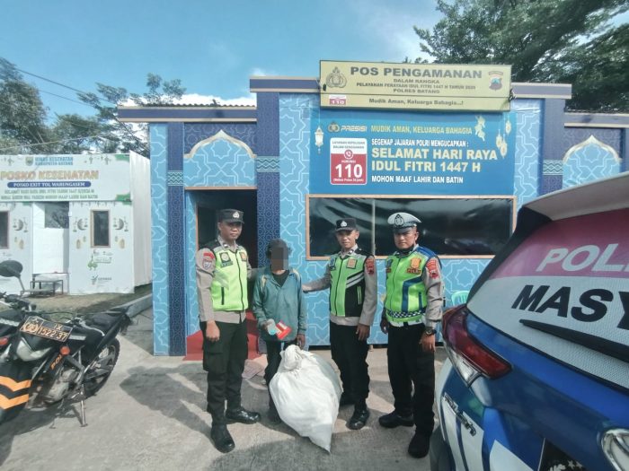 Respon Cepat Laporan 110, Petugas Pos Yan Rest Area 338A Amankan ODGJ di Jalur Tol