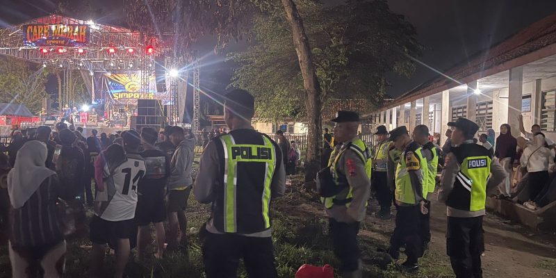 Hiburan Orkes Pasca-Lebaran Dijaga Ketat Polisi