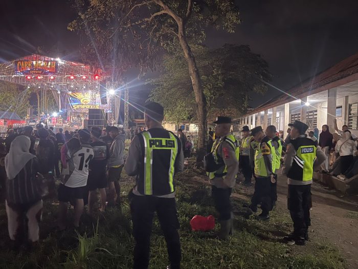 Hiburan Orkes Pasca-Lebaran Dijaga Ketat Polisi