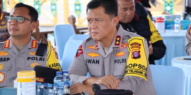 Kapolda Kalteng Ikuti Vicon Kapolri, Fokus Pengamanan Wisata dan Arus Balik Operasi Ketupat