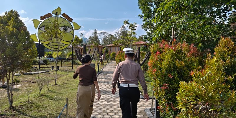 Peduli Warga Berwisata, Polresta Palangka Raya Hadir di Objek Wisata Matan Andau