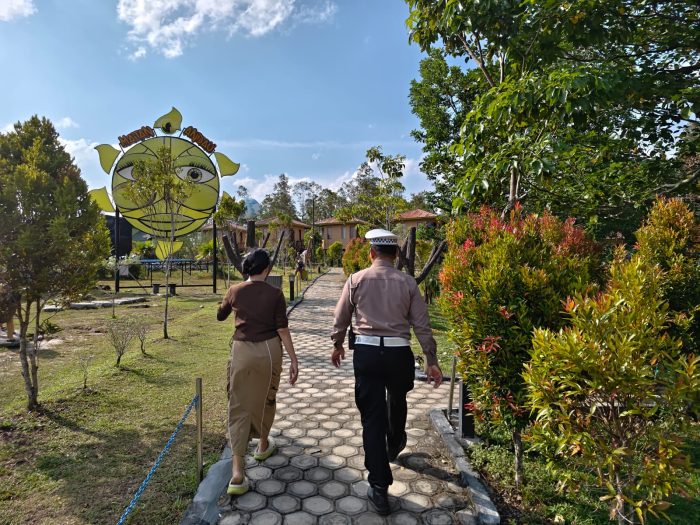 Peduli Warga Berwisata, Polresta Palangka Raya Hadir di Objek Wisata Matan Andau
