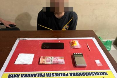 Satresnarkoba Polresta Palangka Raya Ringkus Terduga Pengedar Sabu di Petuk Ketimpun