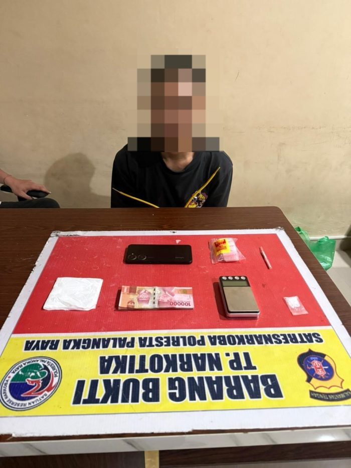 Satresnarkoba Polresta Palangka Raya Ringkus Terduga Pengedar Sabu di Petuk Ketimpun