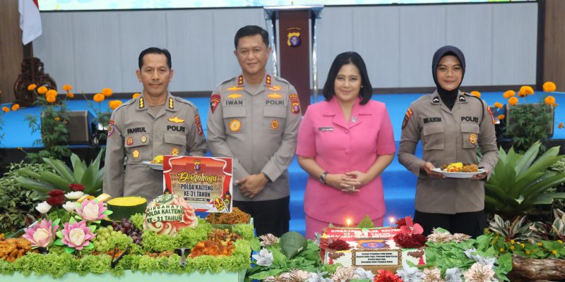 Rayakan HUT Ke-31, Polda Kalteng Gelar Syukuran Sederhana