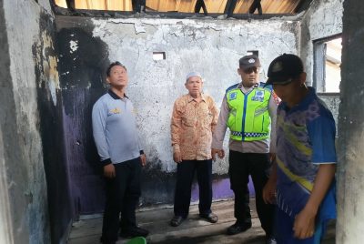 Terminal Listrik Bertumpuk Picu Kebakaran, Kamar Rumah Pensiunan PNS di Lebakbarang Hangus