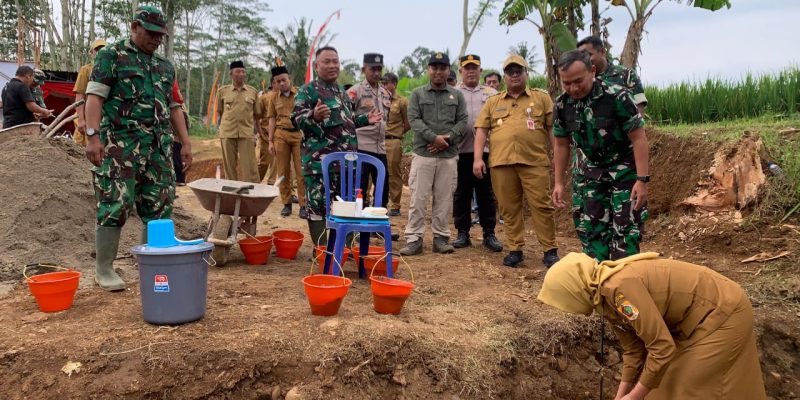 Groundbreaking Jembatan Gantung Garuda Di Wilayah Kodim Wonogiri Akan Menghubungkan Dua Desa Satu Kelurahan