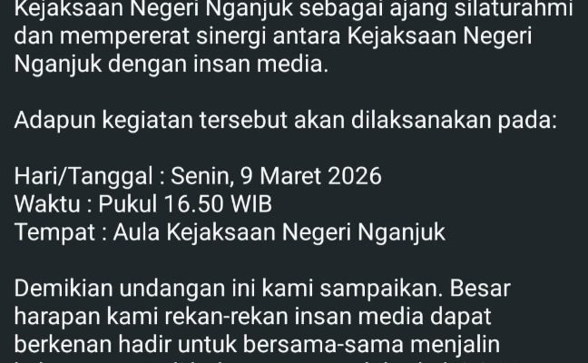 Bukber Kajari Nganjuk Disorot, Sejumlah Wartawan Mengaku Tidak Diizinkan Masuk