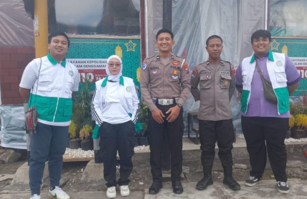Dinas Kesehatan Kabupaten Kediri Siagakan Posko Kesehatan Bersinergi Bersama Anggota kepolisian Mudik Sehat – Lebaran Nyaman