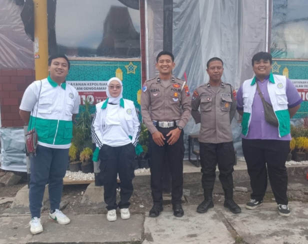 Dinas Kesehatan Kabupaten Kediri Siagakan Posko Kesehatan Bersinergi Bersama Anggota kepolisian Mudik Sehat – Lebaran Nyaman