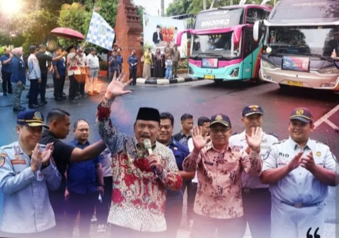 Pemerintah Kabupaten Nganjuk Melalui Dinas Perhubungan Dengan Tepat Dan Cepat Sediakan Armada Balik Gratis Di 2026 