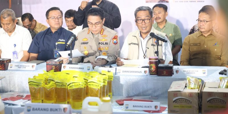 Polda Jatim Ungkap Produksi MinyaKita Ilegal, Empat Orang  Ditetapkan Tersangka