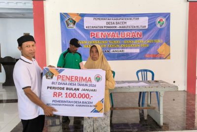 Pemerintah Desa Bacem Salurkan BLT Dana Desa Tahap I Tahun 2026 Kepada 40 KPM