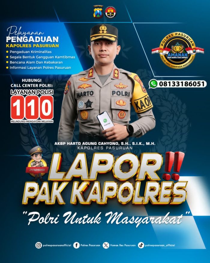 Polres Pasuruan Optimalkan Call Center 110 Untuk Respons Cepat Kamtibmas
