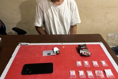 Sembilan Paket Sabu Disembunyikan Dalam Bungkus Rokok, Pria 40 Tahun Ditangkap Polisi