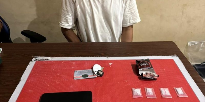 Sembilan Paket Sabu Disembunyikan Dalam Bungkus Rokok, Pria 40 Tahun Ditangkap Polisi