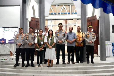 Kapolda Kalteng Tinjau Pengamanan Malam Paskah, Pastikan Ibadah Berjalan Aman dan Tertib