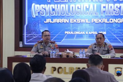 Bangun Polisi Berempati, Polres Pekalongan Gelar Pelatihan PFA Untuk Personel Eks Wilayah