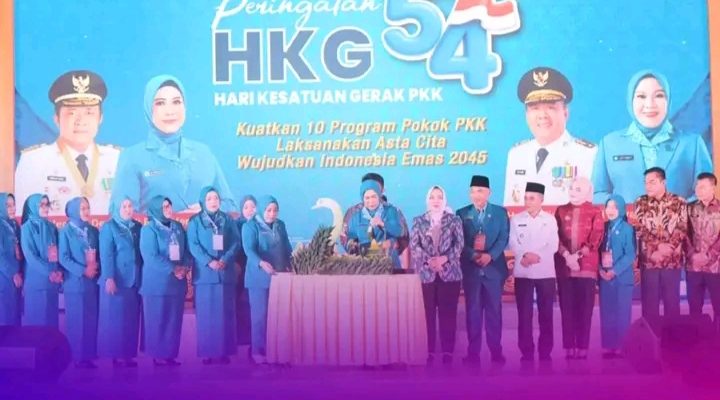 Bupati Musi Rawas dan Ketua TP PKK Menghadiri Pembukaan HKG PKK ke-54