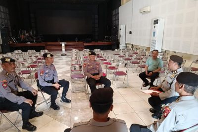 Satpamobvit Polresta Palangka Raya Laksanakan Risk Assessment Perayaan Paskah di GBI Rock