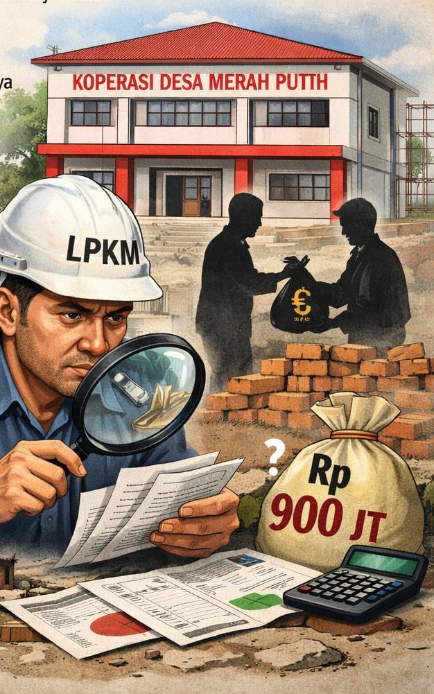 Proyek Koperasi Desa Rp1,6 Miliar Disorot, LPKM Ungkap Dugaan Selisih Anggaran dan Minim Transparansi