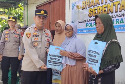 Jelang Hari Bhayangkara ke-80, Polres Musi Rawas Bedah Empat Rumah Warga Dari Donasi Personel