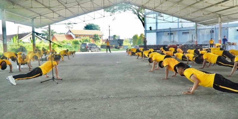 Kapolres Pasuruan Ajak Seluruh Personel Olahraga Bareng, Tekankan Soliditas Tanpa Sekat Jabatan