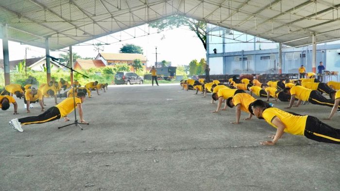 Kapolres Pasuruan Ajak Seluruh Personel Olahraga Bareng, Tekankan Soliditas Tanpa Sekat Jabatan