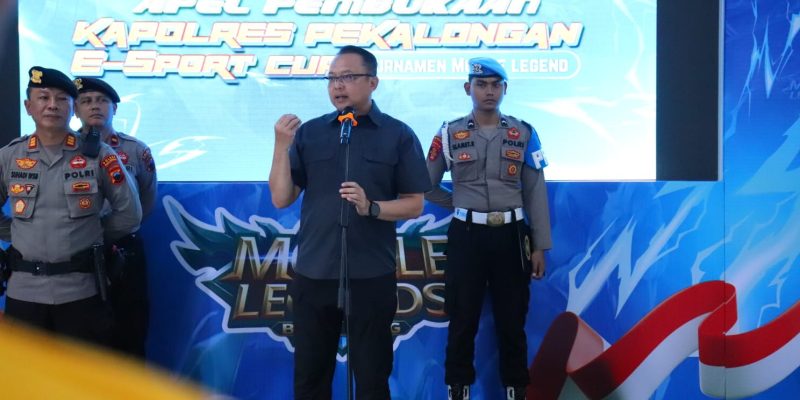 Kapolres Pekalongan Buka Turnamen ML: Polisi Kini Jadi Mitra Generasi Muda  