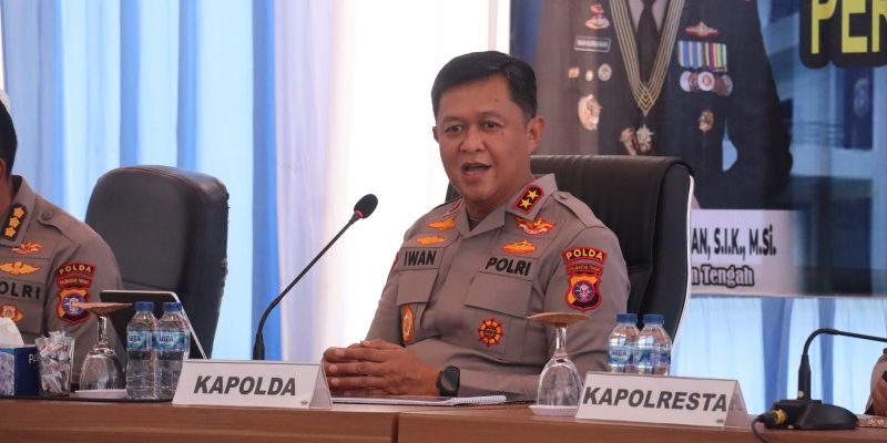 Di Sela Kunker, Kapolresta Ikuti Arahan Kapolda Kalteng kepada Para Personel