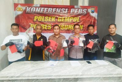Pelaku Pencurian Ditangkap Saat Tidur Dikandang Kambing Oleh Polsek Gempol