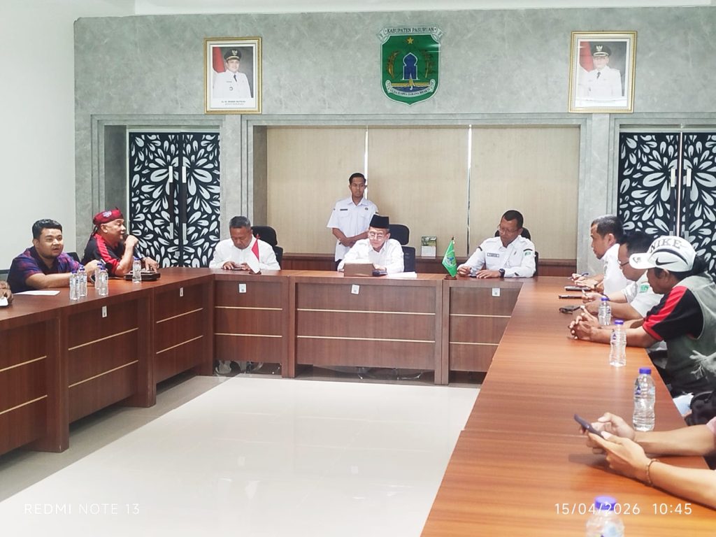 GAIB Audiensi ke Pemkab Pasuruan, Habib Yusuf Desak Evaluasi Perbup Tambang dan Kelas Jalan
